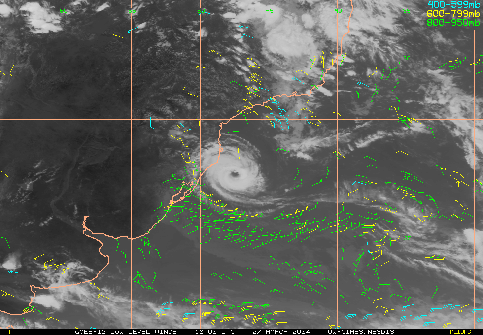 lower level winds