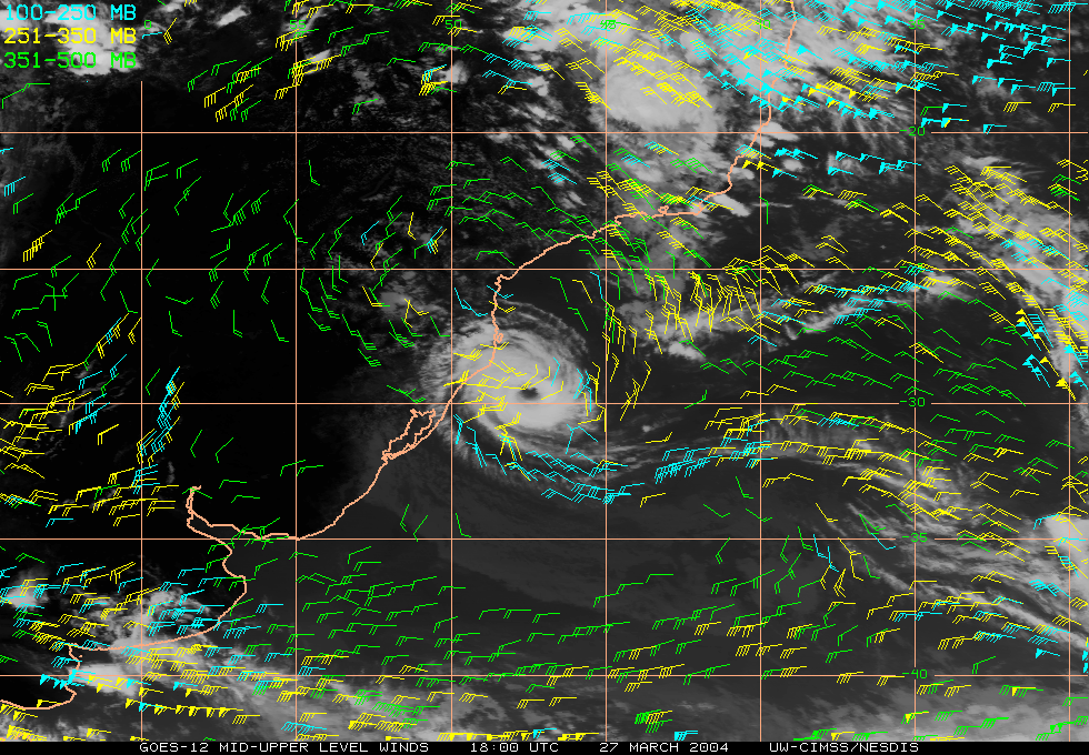 upper level winds from GEO