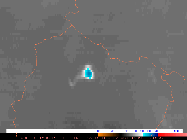 GOES-8 6.7 IR image - Click to enlarge
