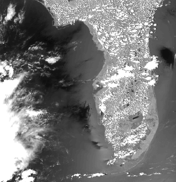AVHRR image of sea breeze